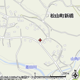 鹿児島県志布志市松山町新橋2055周辺の地図