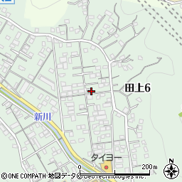 鹿児島県鹿児島市田上6丁目18-2周辺の地図