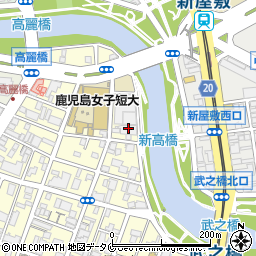 株式会社南日本放送　テレビ制作部周辺の地図