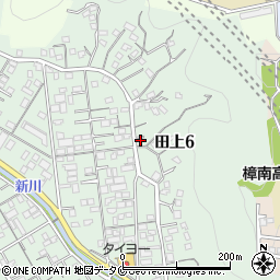 鹿児島県鹿児島市田上6丁目14-11周辺の地図