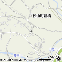 鹿児島県志布志市松山町新橋2006周辺の地図