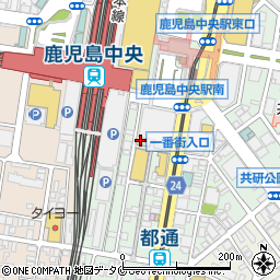 焼酎維新館　本社周辺の地図