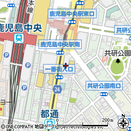 株式会社川商ハウス　中央駅前店周辺の地図