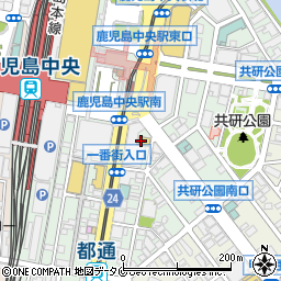 ジョイフル 鹿児島中央駅前店周辺の地図