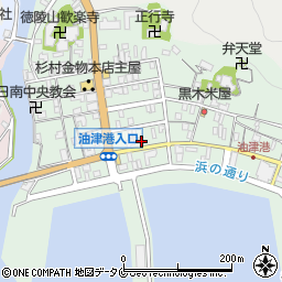 油津郵便局周辺の地図