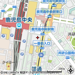串カツ 田中 鹿児島ライカ店周辺の地図