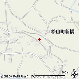 鹿児島県志布志市松山町新橋2004周辺の地図