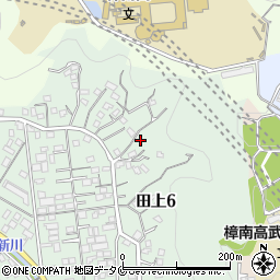 鹿児島県鹿児島市田上6丁目14-36周辺の地図