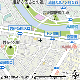 増田石油株式会社鹿児島住設周辺の地図