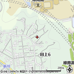 鹿児島県鹿児島市田上6丁目15-8周辺の地図