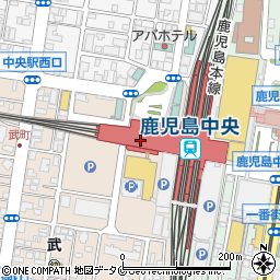 鹿児島市鹿児島中央駅市民サービスステーション周辺の地図