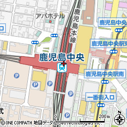 有限会社薩摩蒸氣屋　ＪＲ中央駅店周辺の地図