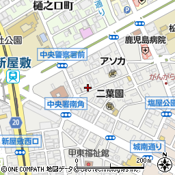 アムティ新屋敷周辺の地図
