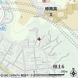 鹿児島県鹿児島市田上6丁目17-32周辺の地図