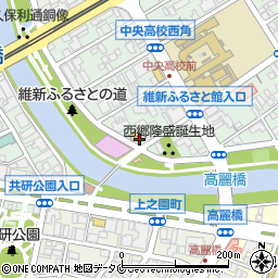 ＪＲ九州セコム株式会社　鹿児島営業所周辺の地図