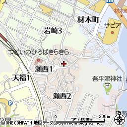 〒887-0003 宮崎県日南市瀬西の地図