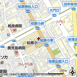 松原校区公民館周辺の地図
