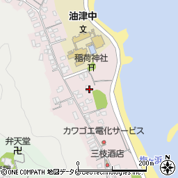 宮崎県日南市梅ケ浜周辺の地図