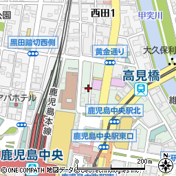 鰻の成瀬 鹿児島中央駅前店周辺の地図