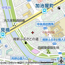 神陵文庫株式会社　鹿児島営業所周辺の地図