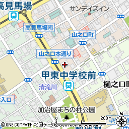 九州労働金庫　鹿児島県本部周辺の地図