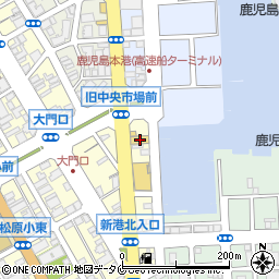 鹿児島日産中央店周辺の地図