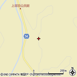 宮崎県日南市塚田周辺の地図