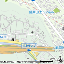 鹿児島県鹿児島市田上7丁目10-6周辺の地図