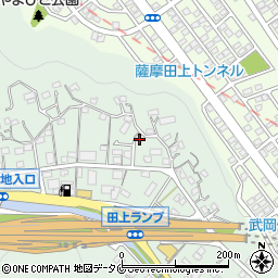 鹿児島県鹿児島市田上7丁目10-10周辺の地図