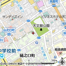 串タイム 天文館店周辺の地図