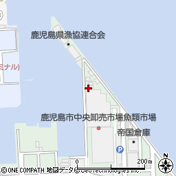 鹿児島県漁連営業部販売開発課販売促進係周辺の地図