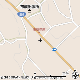 ローソン輝北市成店周辺の地図