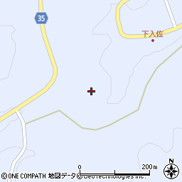 鹿児島県鹿児島市入佐町周辺の地図