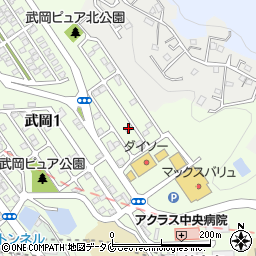 メゾネット武岡周辺の地図