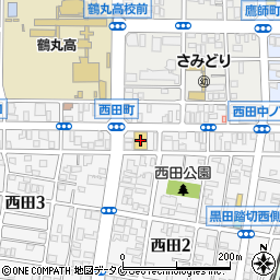 鹿児島銀行山形屋ストア西田店 ＡＴＭ周辺の地図
