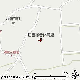日置市日吉総合体育館周辺の地図
