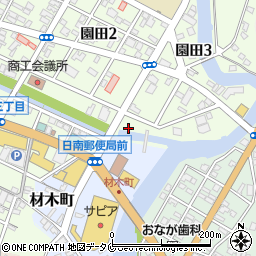 堀川公園トイレ周辺の地図