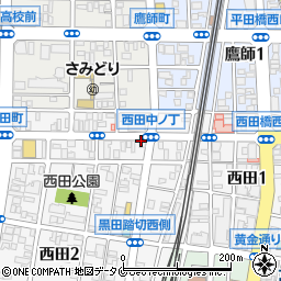 メガネのふじ西田店周辺の地図