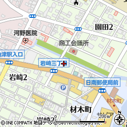 堺鮨 油津店周辺の地図