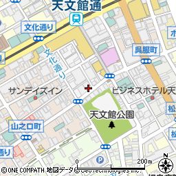 焼肉なべしま 天文館店周辺の地図