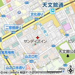 とりどり 天文館店周辺の地図