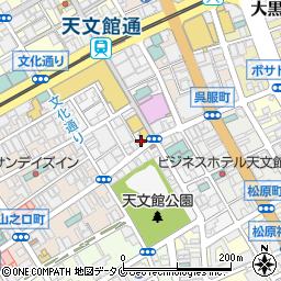 鹿児島県鹿児島市千日町周辺の地図