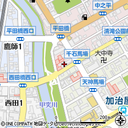 日本棋院鹿児島市支部西田橋囲碁道場周辺の地図