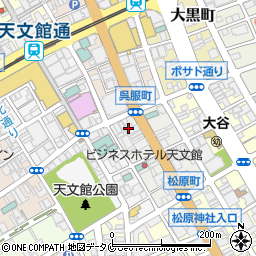 ビジネスホテル薩摩周辺の地図