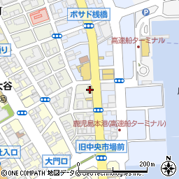 丸亀製麺鹿児島店周辺の地図