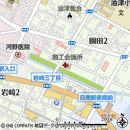 日南商工会議所周辺の地図