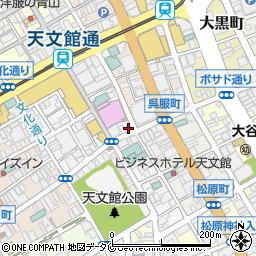 鹿児島県鹿児島市千日町14-17周辺の地図