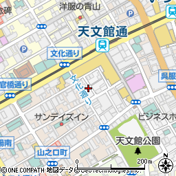 鹿児島県鹿児島市千日町2-6周辺の地図