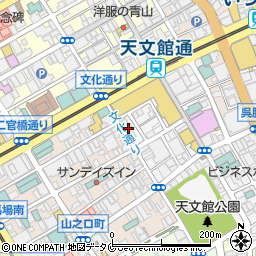 天文館 寿司銀周辺の地図