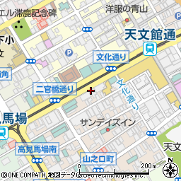 個室居酒屋 黒豚屋 天文館店周辺の地図